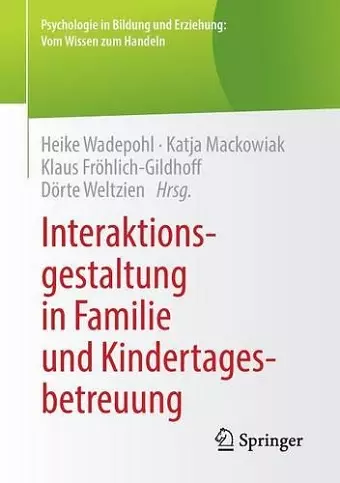 Interaktionsgestaltung in Familie und Kindertagesbetreuung cover
