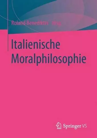 Italienische Moralphilosophie cover