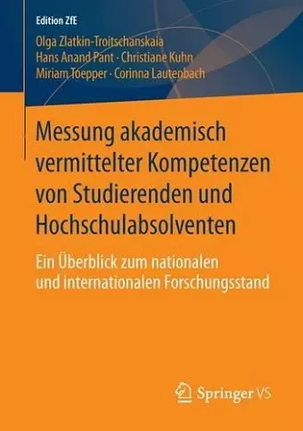 Messung akademisch vermittelter Kompetenzen von Studierenden und Hochschulabsolventen cover
