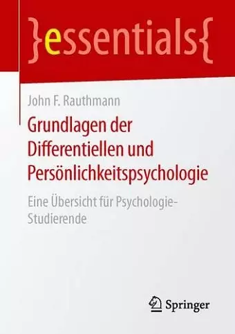 Grundlagen der Differentiellen und Persönlichkeitspsychologie cover