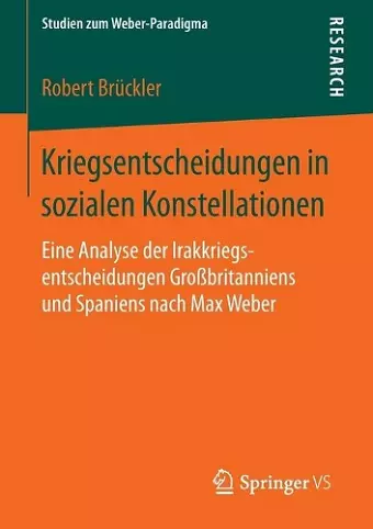 Kriegsentscheidungen in sozialen Konstellationen cover