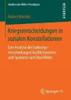 Kriegsentscheidungen in sozialen Konstellationen cover