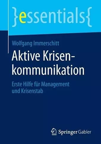 Aktive Krisenkommunikation cover