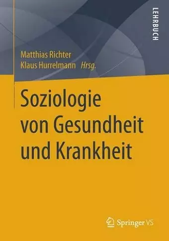 Soziologie Von Gesundheit Und Krankheit cover