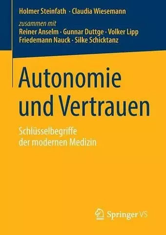 Autonomie und Vertrauen cover