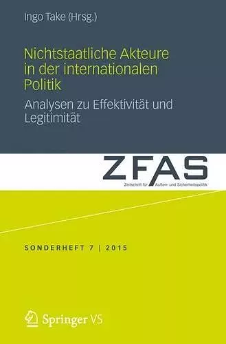Nichtstaatliche Akteure in der internationalen Politik cover