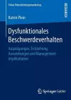 Dysfunktionales Beschwerdeverhalten cover