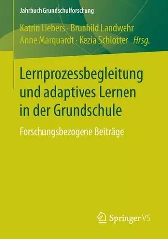 Lernprozessbegleitung und adaptives Lernen in der Grundschule cover