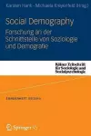 Social Demography - Forschung an der Schnittstelle von Soziologie und Demographie cover