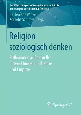 Religion Soziologisch Denken cover