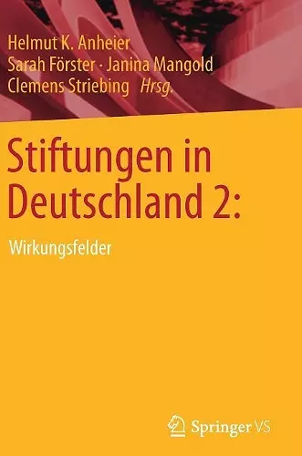 Stiftungen in Deutschland 2: cover