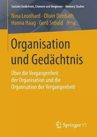 Organisation Und Gedächtnis cover