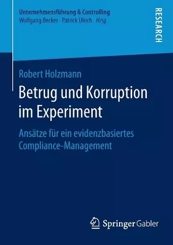Betrug und Korruption im Experiment cover