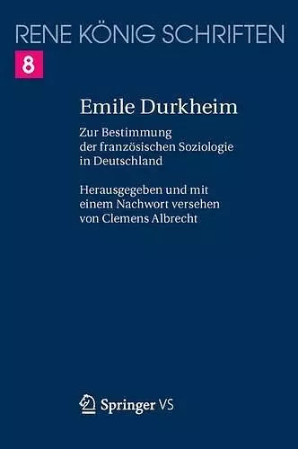 Emile Durkheim cover