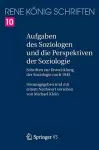 Aufgaben des Soziologen und die Perspektiven der Soziologie cover