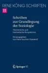 Schriften zur Grundlegung der Soziologie cover