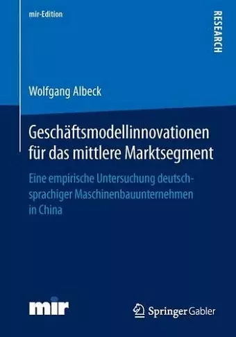 Geschäftsmodellinnovationen für das mittlere Marktsegment cover