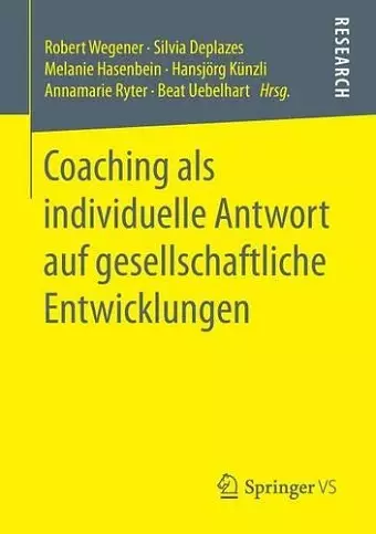 Coaching als individuelle Antwort auf gesellschaftliche Entwicklungen cover