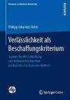 Verlässlichkeit als Beschaffungskriterium cover
