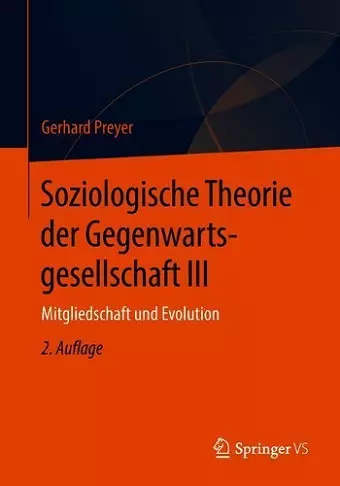 Soziologische Theorie der Gegenwartsgesellschaft III cover