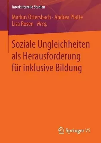 Soziale Ungleichheiten als Herausforderung für inklusive Bildung cover