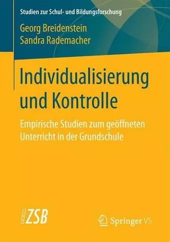 Individualisierung und Kontrolle cover