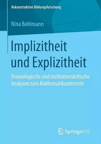 Implizitheit und Explizitheit cover