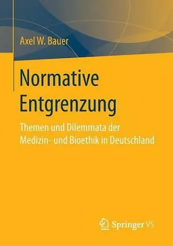 Normative Entgrenzung cover