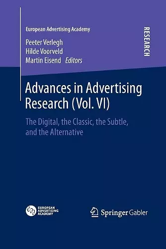 Advances in Advertising Research (Vol. VI) cover