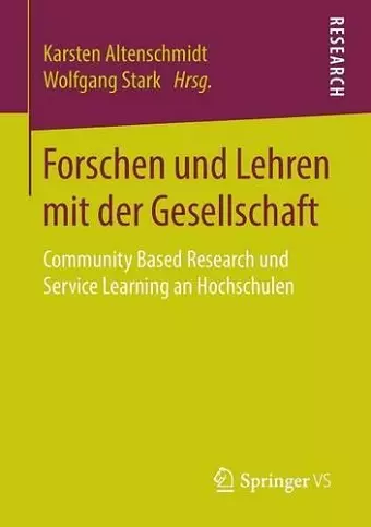 Forschen und Lehren mit der Gesellschaft cover