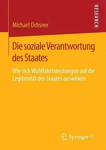 Die soziale Verantwortung des Staates cover