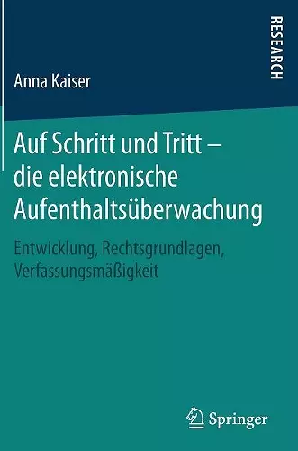 Auf Schritt und Tritt – die elektronische Aufenthaltsüberwachung cover