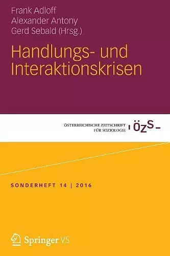 Handlungs- und Interaktionskrisen cover