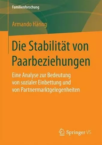 Die Stabilität von Paarbeziehungen cover