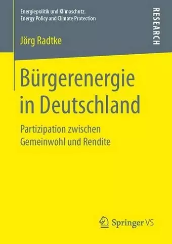 Bürgerenergie in Deutschland cover