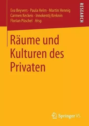 Räume und Kulturen des Privaten cover