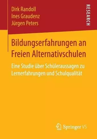 Bildungserfahrungen an Freien Alternativschulen cover