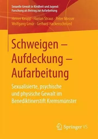 Schweigen – Aufdeckung – Aufarbeitung cover