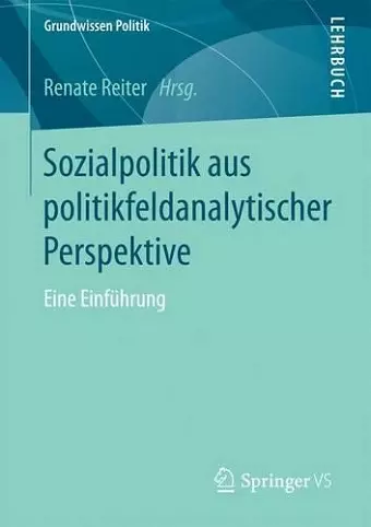 Sozialpolitik aus politikfeldanalytischer Perspektive cover