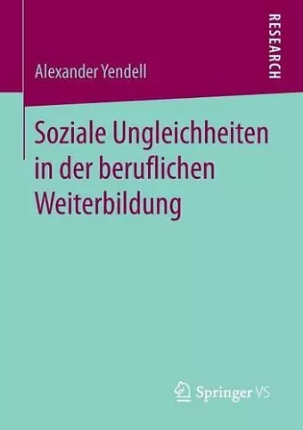 Soziale Ungleichheiten in der beruflichen Weiterbildung cover