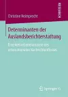 Determinanten der Auslandsberichterstattung cover