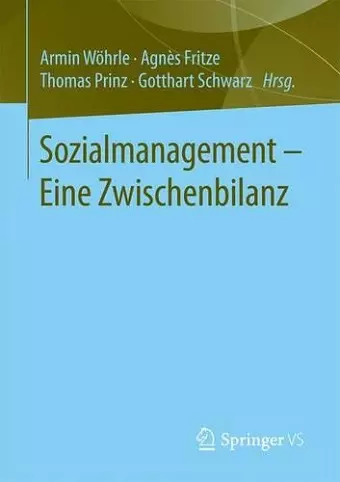 Sozialmanagement – Eine Zwischenbilanz cover