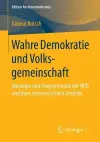 Wahre Demokratie Und Volksgemeinschaft cover