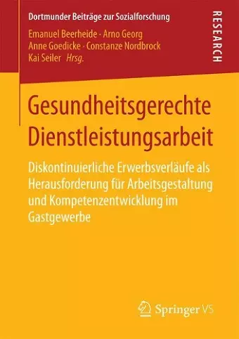 Gesundheitsgerechte Dienstleistungsarbeit cover