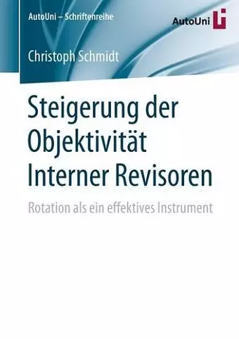 Steigerung der Objektivität Interner Revisoren cover