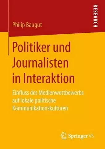 Politiker und Journalisten in Interaktion cover
