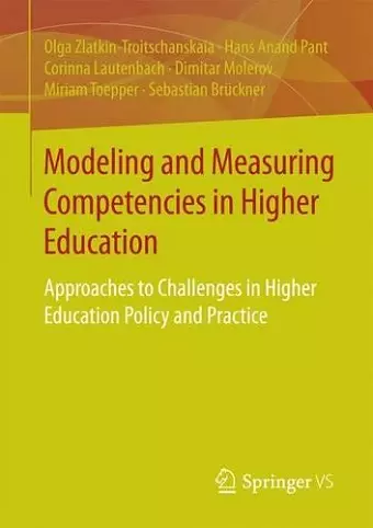 Modeling and Measuring Competencies in Higher Education cover