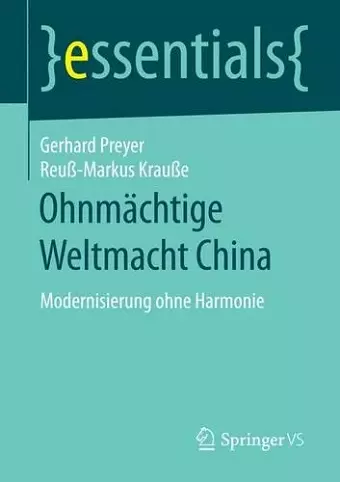 Ohnmächtige Weltmacht China cover