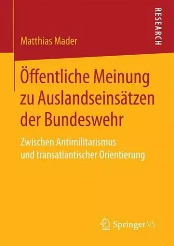 Öffentliche Meinung zu Auslandseinsätzen der Bundeswehr cover