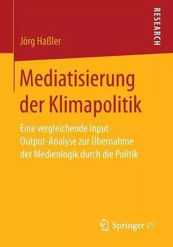 Mediatisierung Der Klimapolitik cover